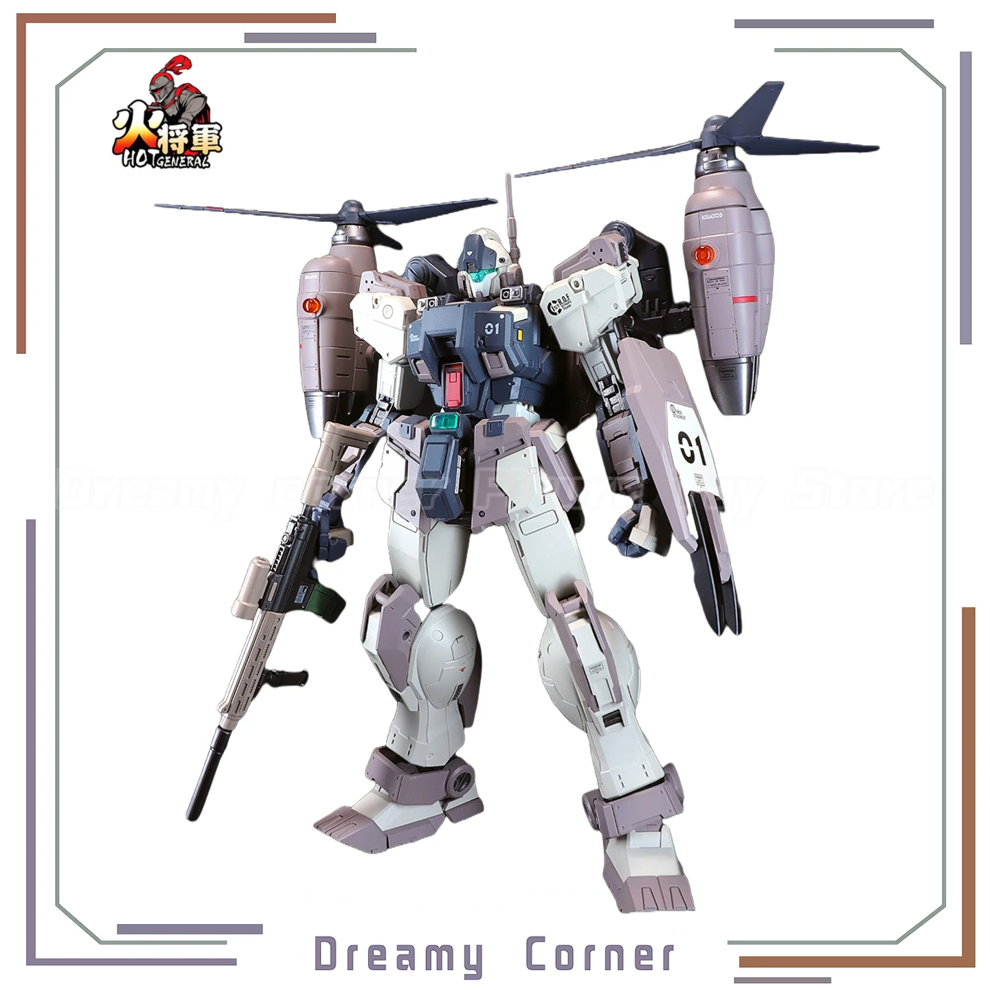 【Auf Lager】Original HOT-GENERAL DECLARATION OF WAR SERIES MJZ-02 KRATOS 1/100 Actionfigur Spielzeug Ornamente