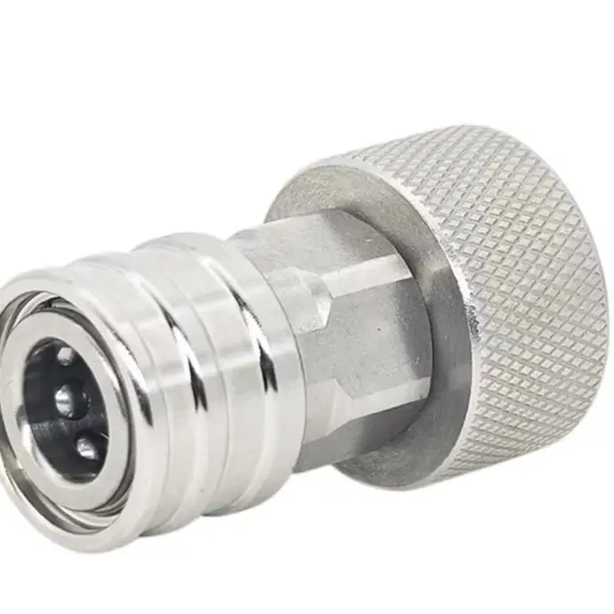 

2Pcs Stainless Steel Hose Connector 3/4 Inch Male To 1/4 Inch Female Quick Coupler For Garden Pressure Washer Cleaning Tool