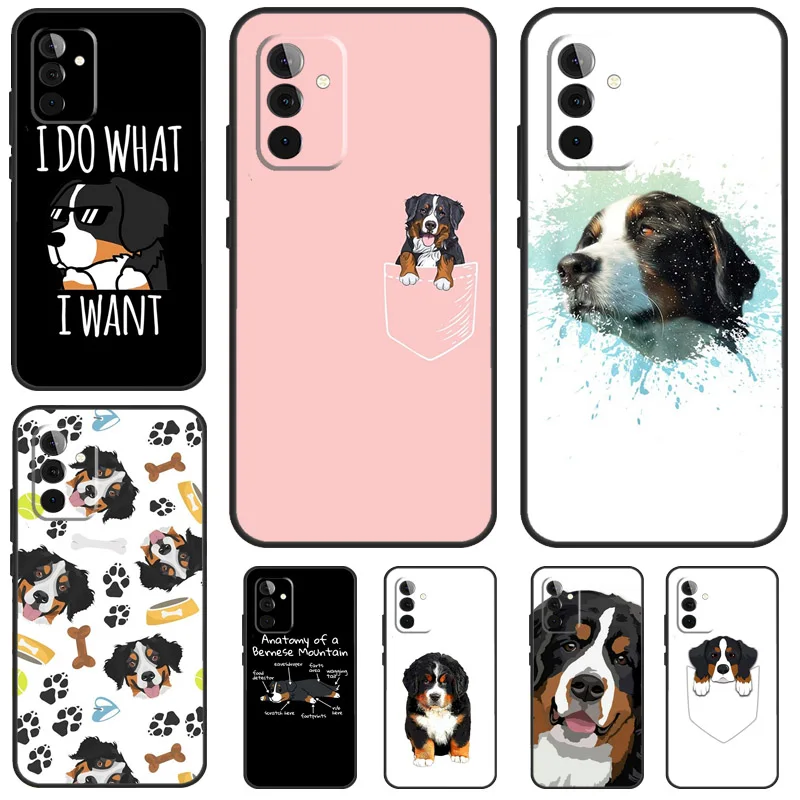 Bernese Mountain Dog Case For Samsung Galaxy A54 A14 A34 A24 A53 A33 A13 A52 A32 A22 A12 A71 A51 A25 A15 Cover