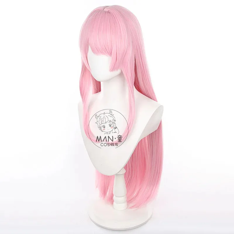 

2025 aaa BanG Dream MyGO Anon Chihaya Long Straight Pink Wig Cosplay Anime Heat Resistant Synthetic Wigs