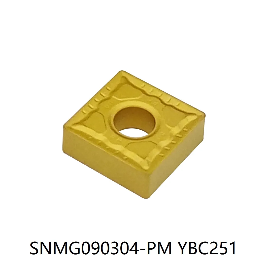 

SNMG090304-PM YBC251 ZCC SNMG321-PM Turning tools insert for processing steel 10pcs/box SNMG 090304 PM