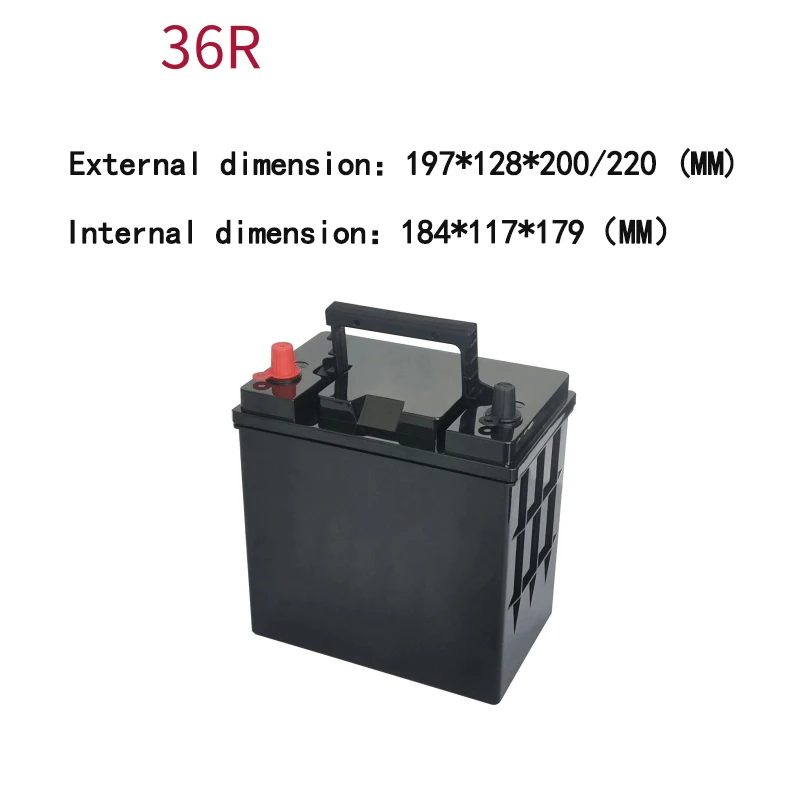 High quality ABS battery box battery case for 12v 80Ah 60Ah 30Ah 100Ah 120Ah 24V 50AH 48V lifepo4 li ion LTO lead acid battery