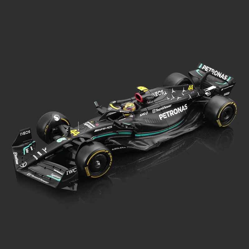 In Stock Bburago 1:24 Mercedes-Amg Bnez W14 Ferrari Sf23 Formula Racing Car Alloy Miniature Diecast Model Car Toys Kids Gift