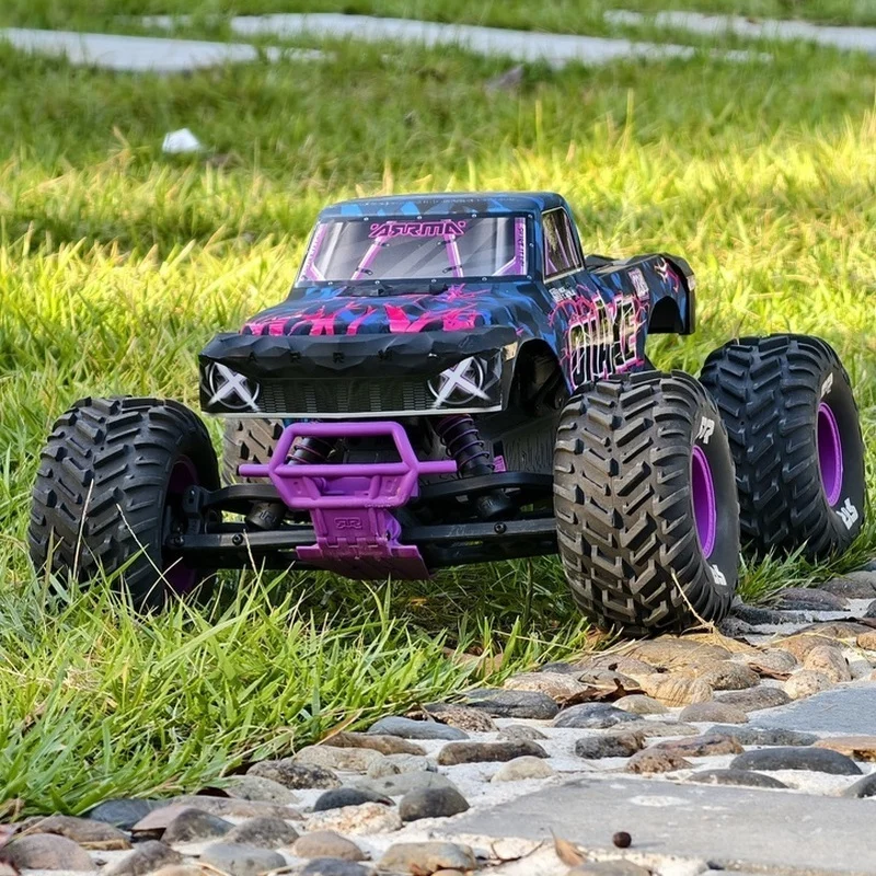 

ARRMA 1/10 QUAKE Remote Control Electric Rear Wheel Drive Brushless 2-3S DSC Monster Truck 80KM/H Off-Road Vehicle RTR Toys
