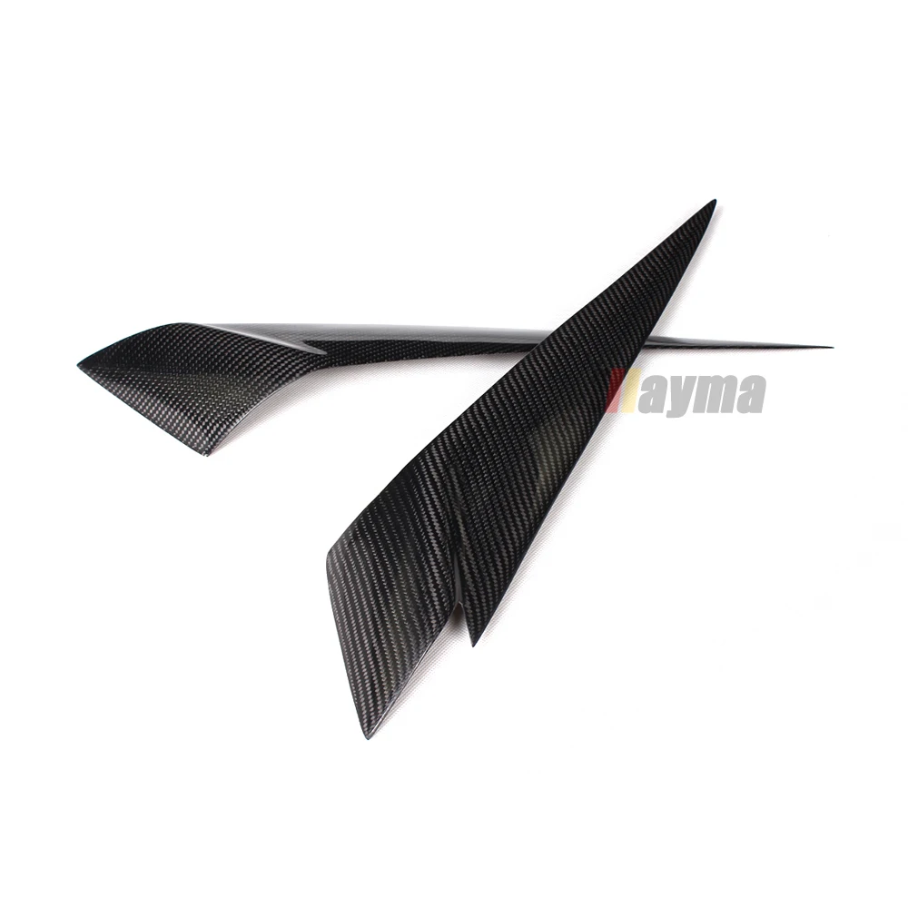 Carbon Fiber Car Eyebrows For BMW X1 sDrive18i xDrive20i 25i 28i 35i 2008-2015 year E84 lamp eyelid front eyebrow