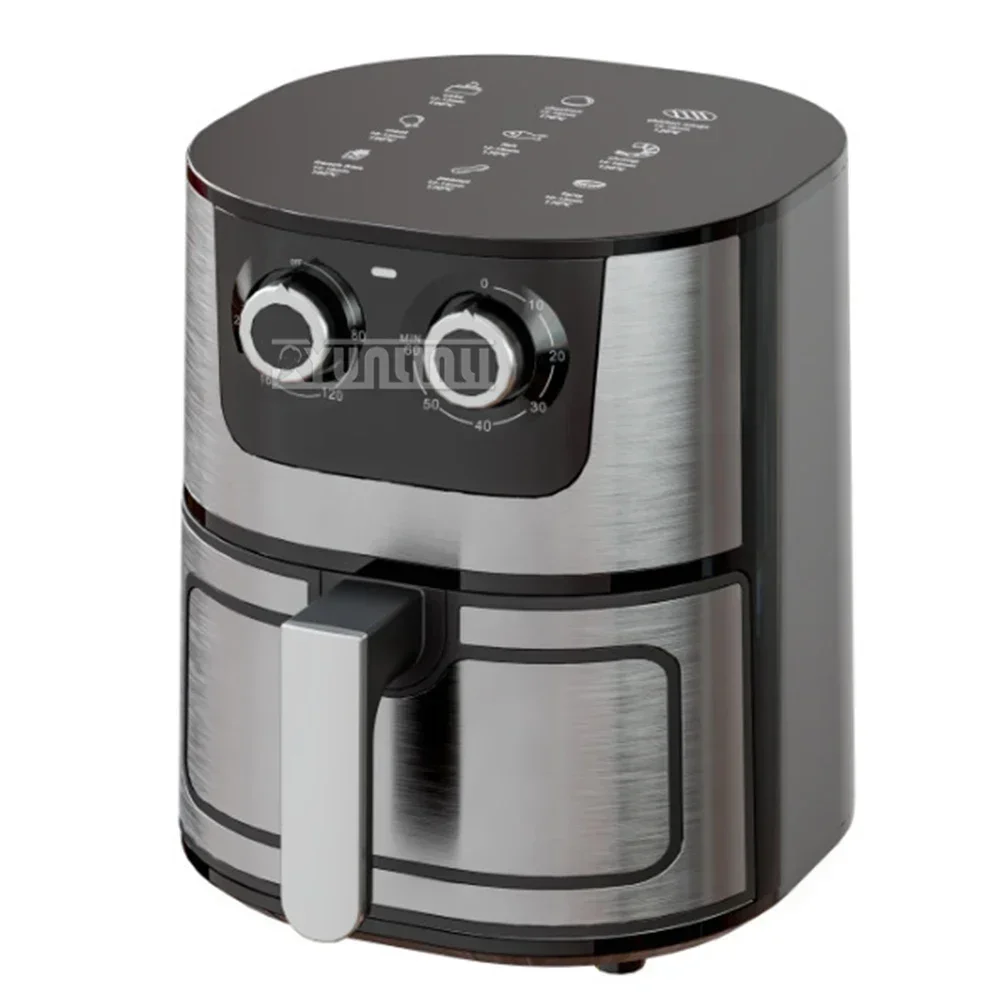 

New Air Fryer，15L Large Stainless Steel Electric Oven Fruit Dryer With Touch Screen And Viewable Window