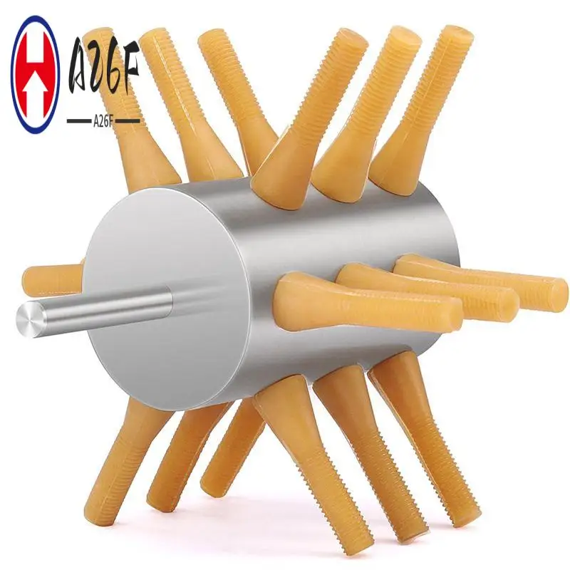 

A26F-Chicken Plucker Drill Attachment Chicken Feather Removal Plucker Machine 18-Fingers