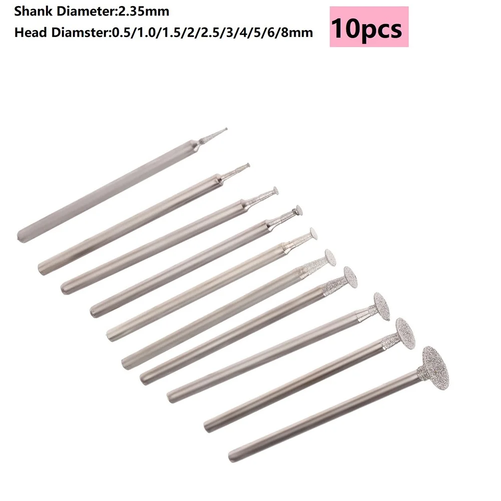 

Ultra-Thin T Head Grinding Bit Rotary Workshop Equipment Grinding Head Jade Stone Polishing Practical Jade Carving