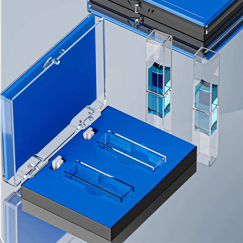 Quartz Cuvette 751 Glass Cuvette Spectrophotometer Accessories Cuvette Sample Cup 5mm/10mm/20mm/30mm/40mm/50mm/100mm