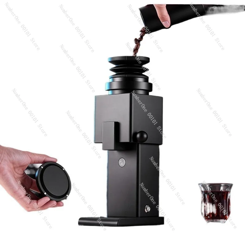 Electric Coffee Grinder, Household Desktop Grinding Machine, Professional Coffee Bean Grinder for Hand Brew and Espresso