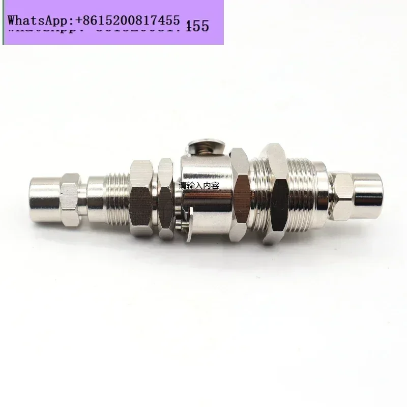 

CPC type quick-screwing male and female metal fluid pipeline connection quick connector LCD12004 LCD12006