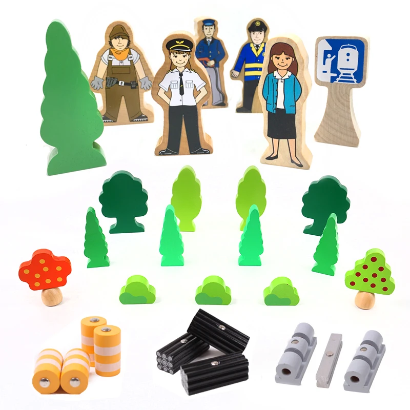 

Дорожные аксессуары, дорожный знак, марионетка для перевозки дерева, самодельная дорожка, поезд, игра, детские автомобили, игрушки, разные варианты X9