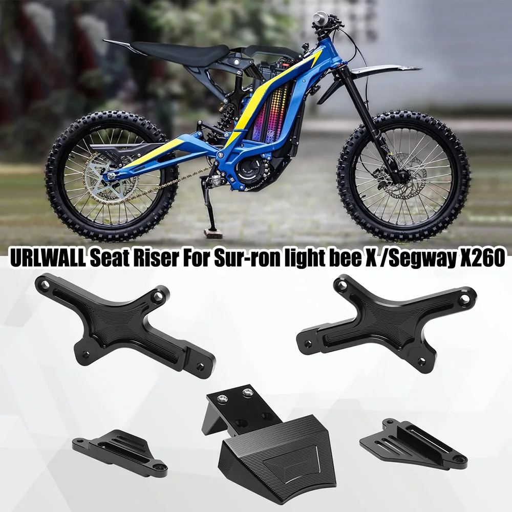 Aviation Aluminum Alloy Height Increasing Kit For Off-Road Motorcycle For Sur-Ron Segway Seat Heightening Bracket