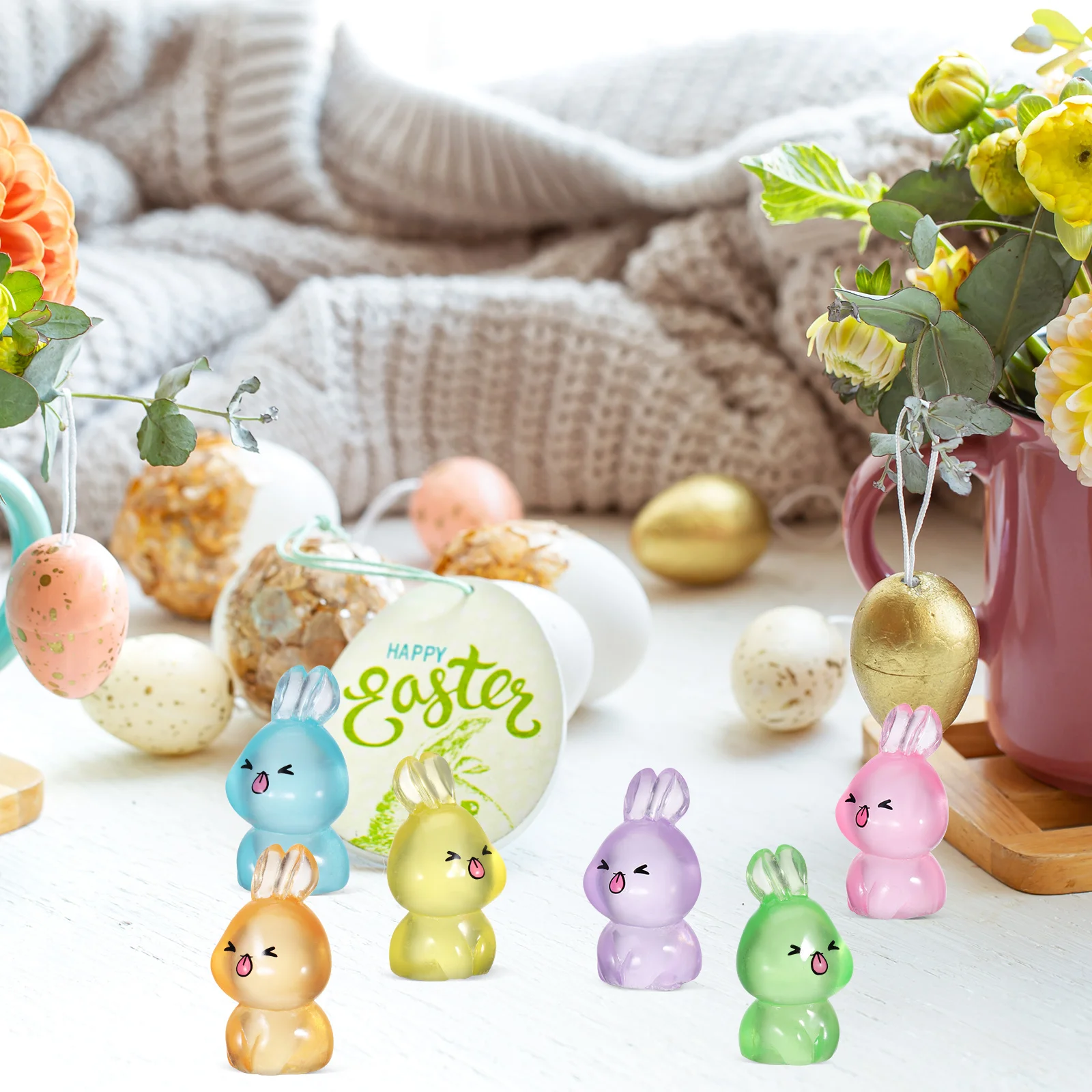 84 Pcs Mini Bunny F… - image
