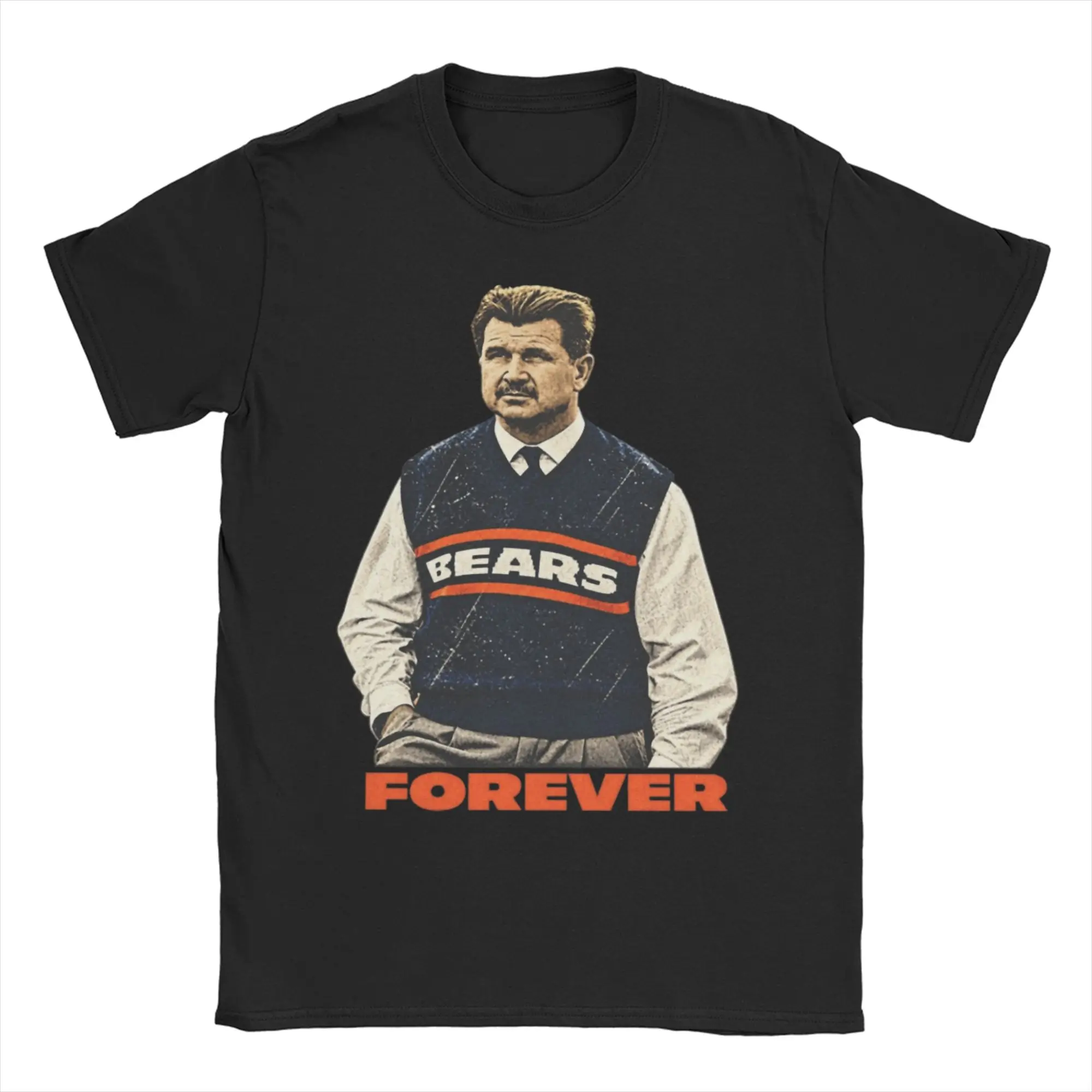 Mike-Ditka Da-Coach T Shirt Men Women Pure Cotton Novelty T-Shirt Crewneck  Tees Short Sleeve Clothing Gift Idea