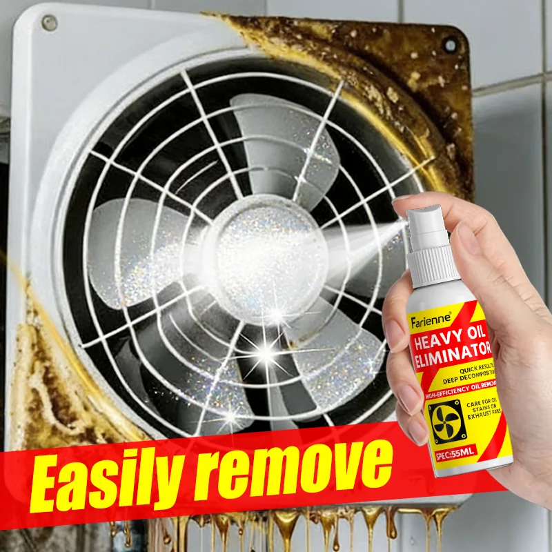 

Средство для удаления жира Farienne Heavy Oil Eliminator 55 мл с полотенцем - очиститель жира без разборки для вытяжки, кухонной вытяжки и плиты