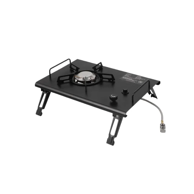 Outdoor Folding Camping Stove - Portable Tabletop Gas Hob, Compact & Foldable for Vehicle - Mounted Use