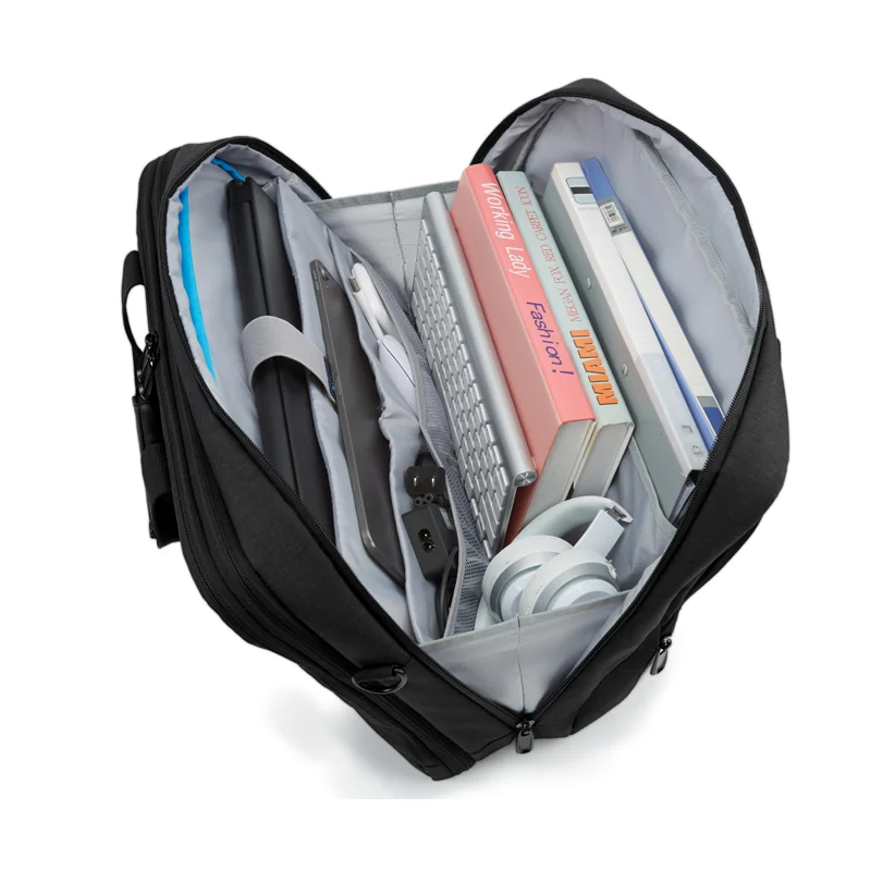 BAGSMART 17.3 Inch Expandable Laptop Bag Men Women Computer Bag Laptop Briefcase Laptop Shoulder Bag for Business Work Travel