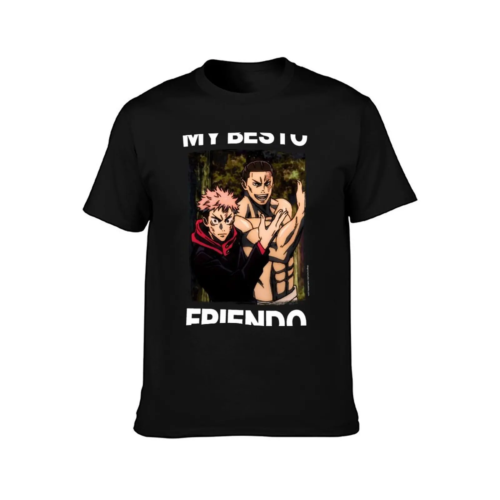 My Besto FriendoItadori and Todo Pose [New] T-Shirt, Summer Casual Cotton Tee, Oversized Streetwear Tops, Vintage Graphic Print