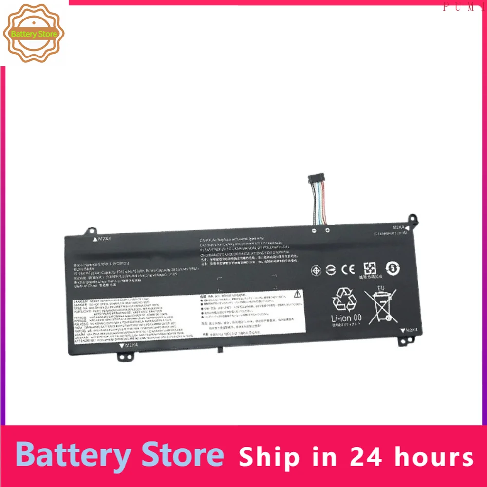 New L19C4PDB Laptop Battery For Lenovo ThinkBook 14/15 G2 ITL 2021 14 G3 ACL L19M4PDB 15.44V 3830mAh 58Wh Free Tools  Ex
