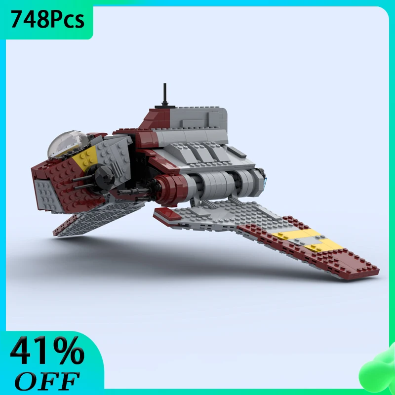 NEW Nu class Attack Shuttle Republic Version MOC Building Blocks Model SpaceShip Battle Bricks Toys Kids Gifts