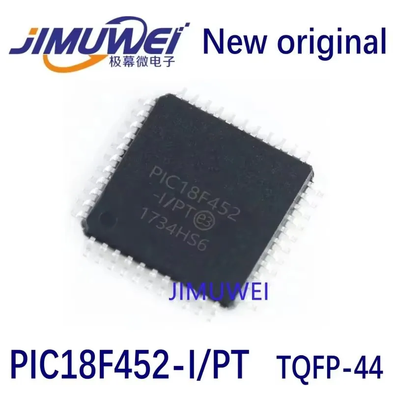PIC18F452-I/PT TQFP-44 Microcontrolador de 8 bits montado na superfície 100% novo e original