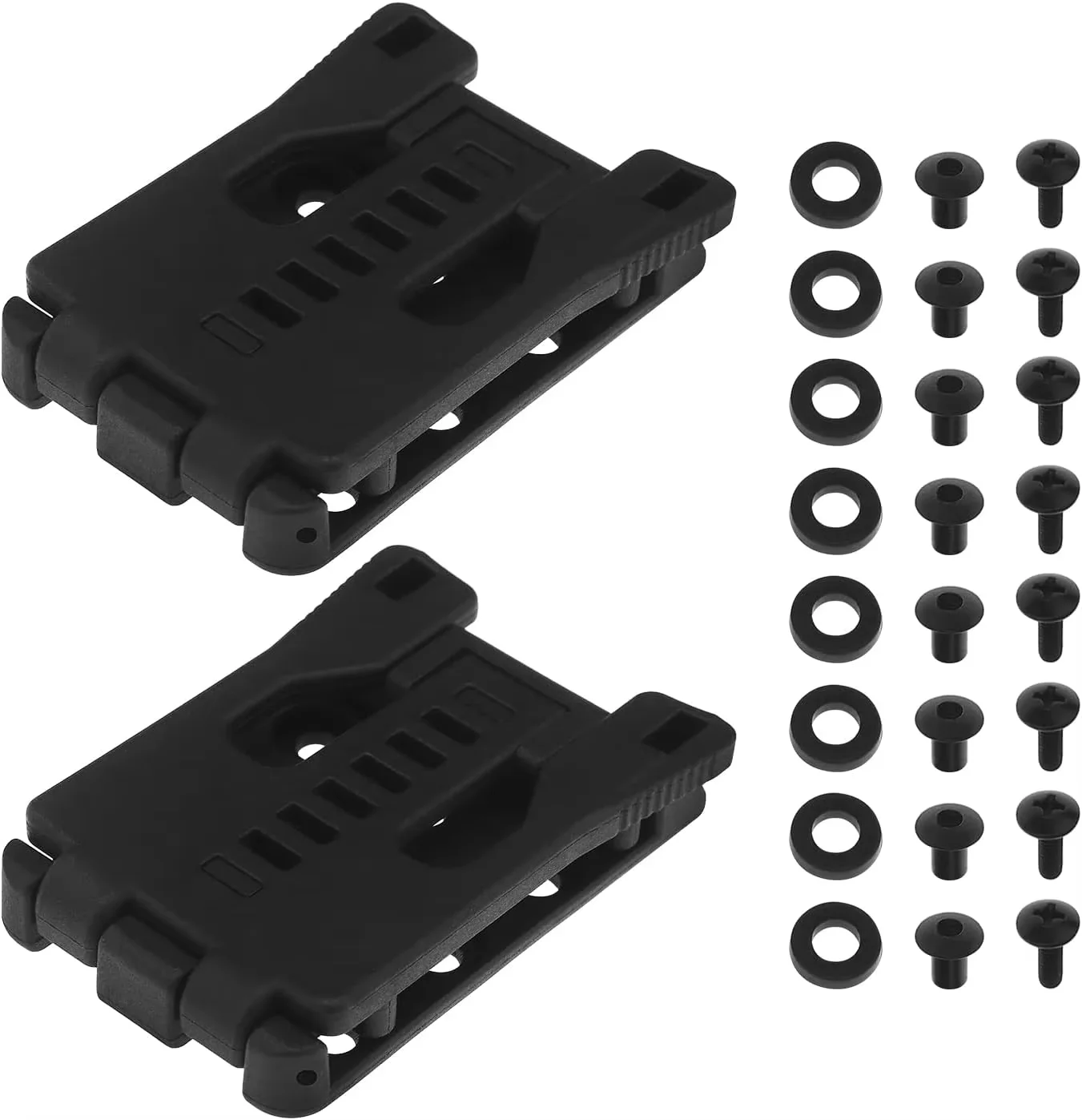 1-20Pcs K Sheath Kydex Waist Belt Clip Hunting Knife Scabbard Kit Outdoor Camp Travel Belt Loops Belt Clamp Mag Gun Holster Clip