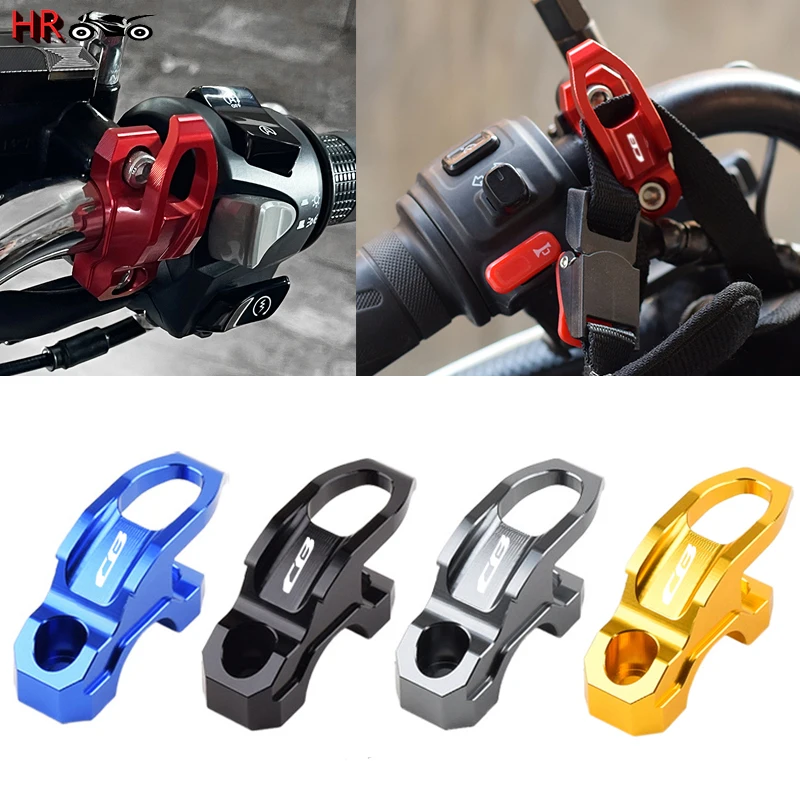 For HONDA CB CB125R CB500X CB400 CB250 CB1000R CB650 CB300R Brake Master Cylinder Holder Clamp Bracket Bag Hook Helmet Hanger