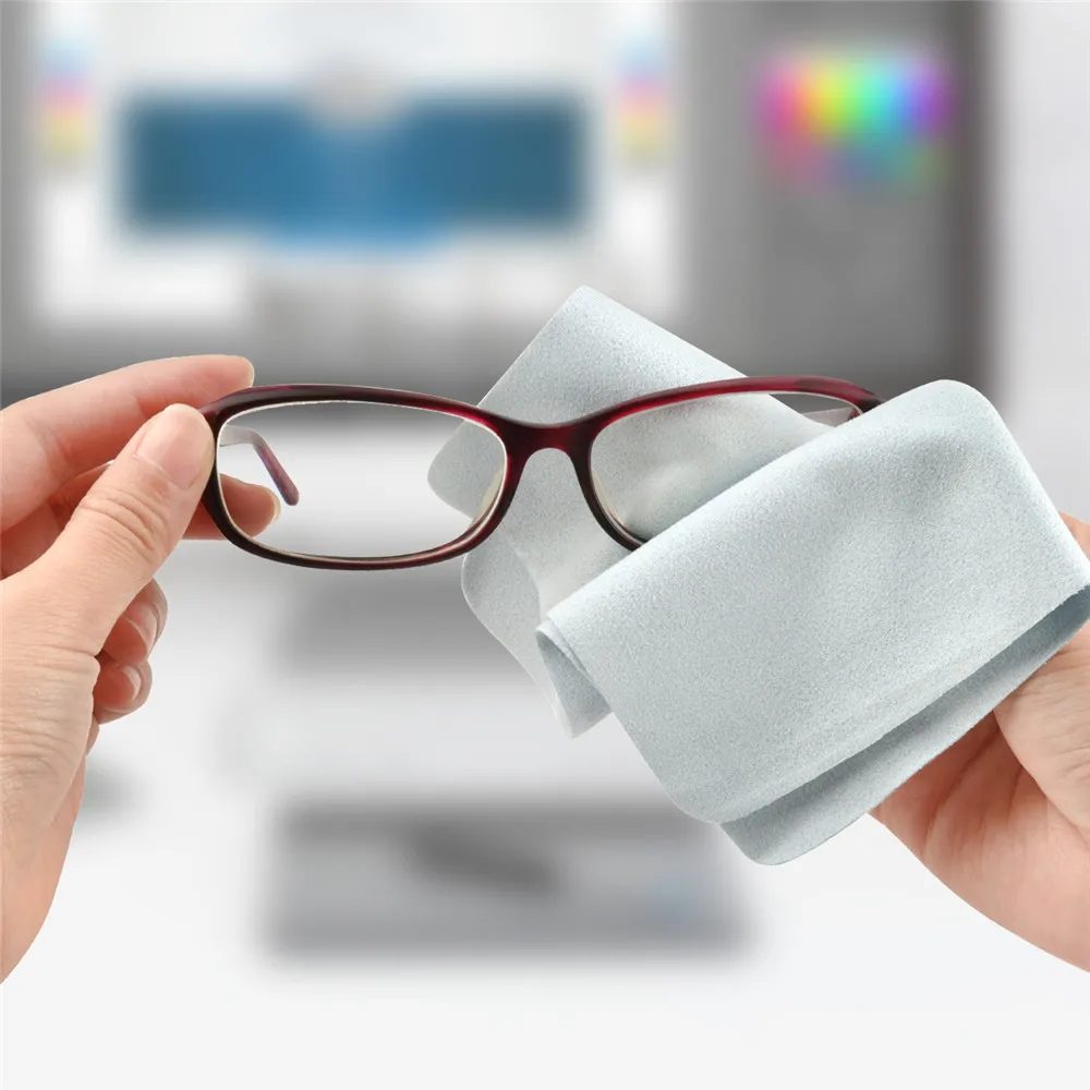 2 pcs Glasses Cleaner Microfiber Glasses Cleaning Cloth For Lens Phone Screen Cleaning Wipes