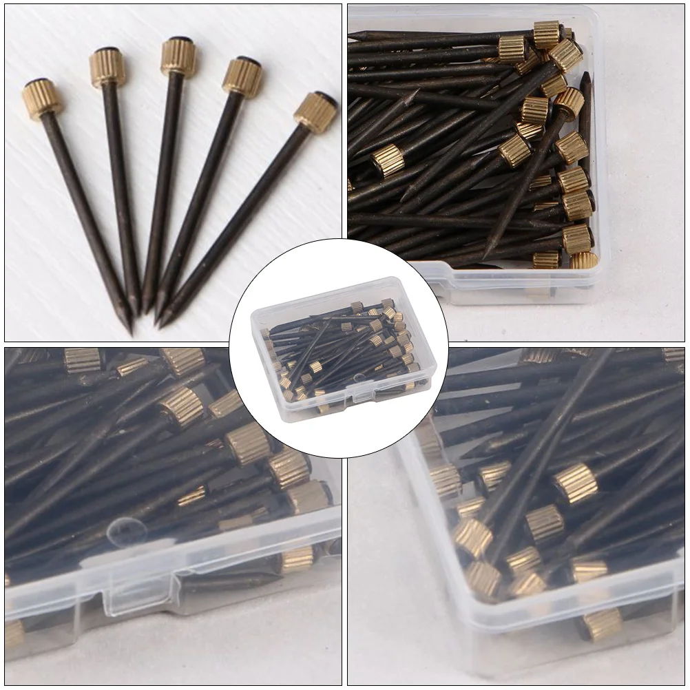 50개 고품질 구리캡 못 사진 프레임 강력한 벽걸이용 철제 DIY 공예 핀 프리미엄 사진 못 내구성 있는 프레임 고정