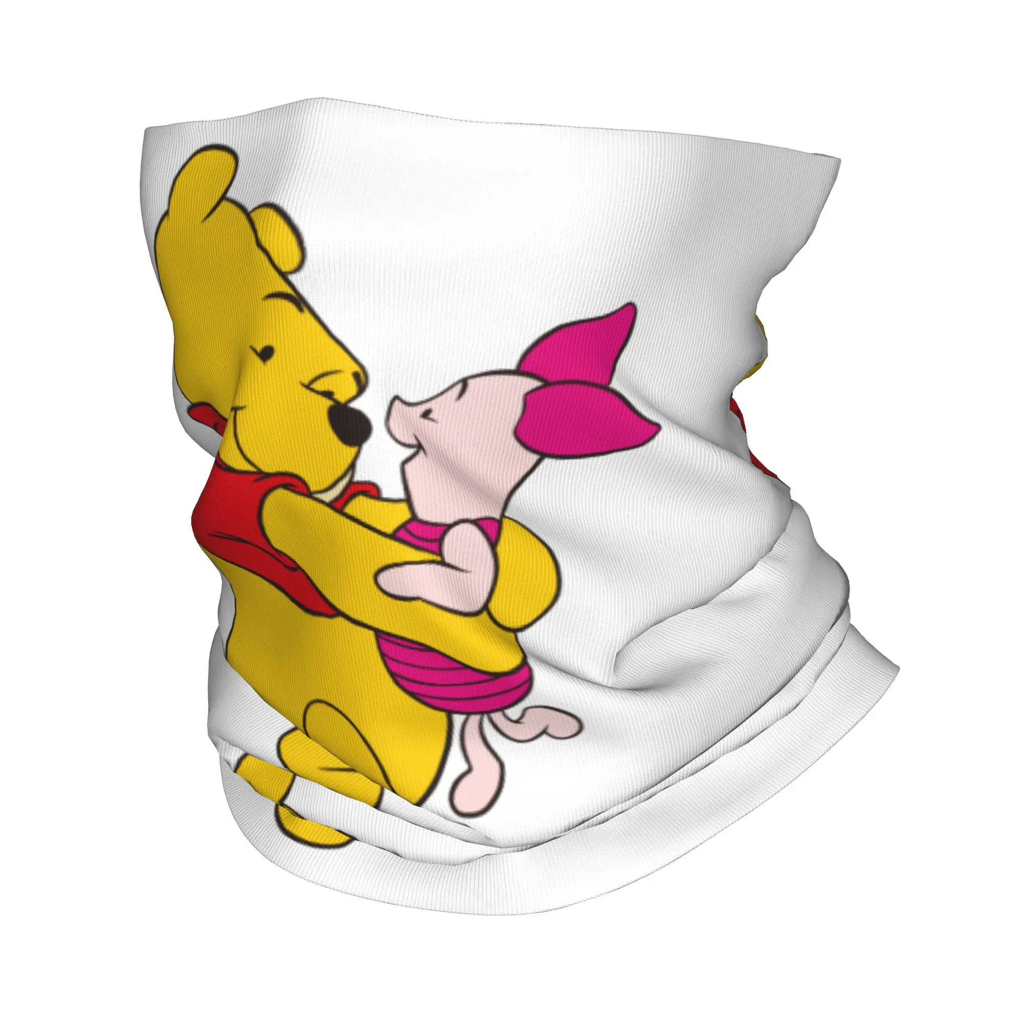 

Animation Cartoon Winnie The Pooh Neck Gaiter Women Men UV Face Shield Winter Piglet Bandana Scarf for Hiking