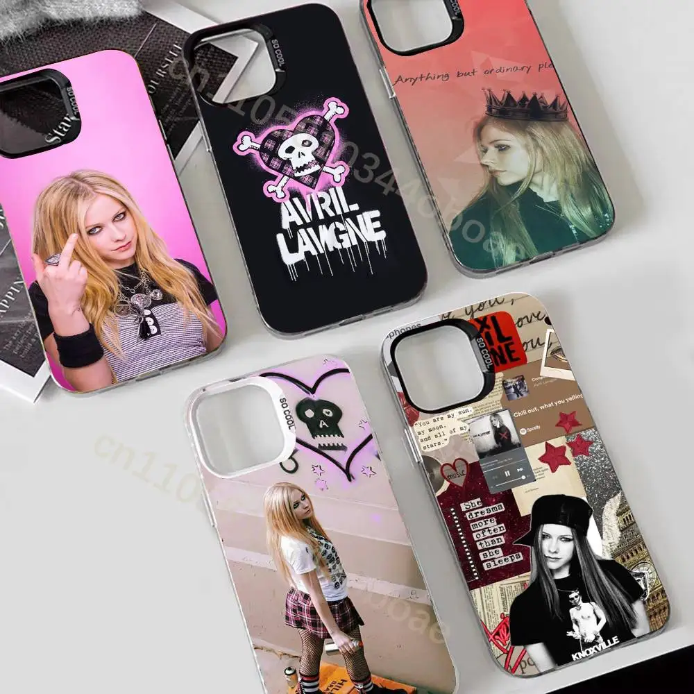 

A-Avril Punk L-Lavigne Phone Case For iPhone 17,16,15,14,13,12,11,Pro,MAX,Plus TPU Soft To Skin-friendly Cover