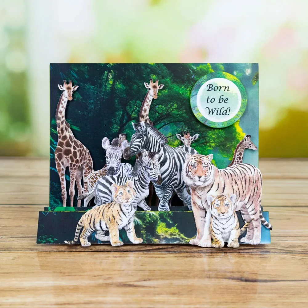 Giraffe's Tail Is Curled Up Metal Cutting Dies Slimline Essentials Scrap Booking Card Stencil Cut Die for DIY Handmade Card 2026