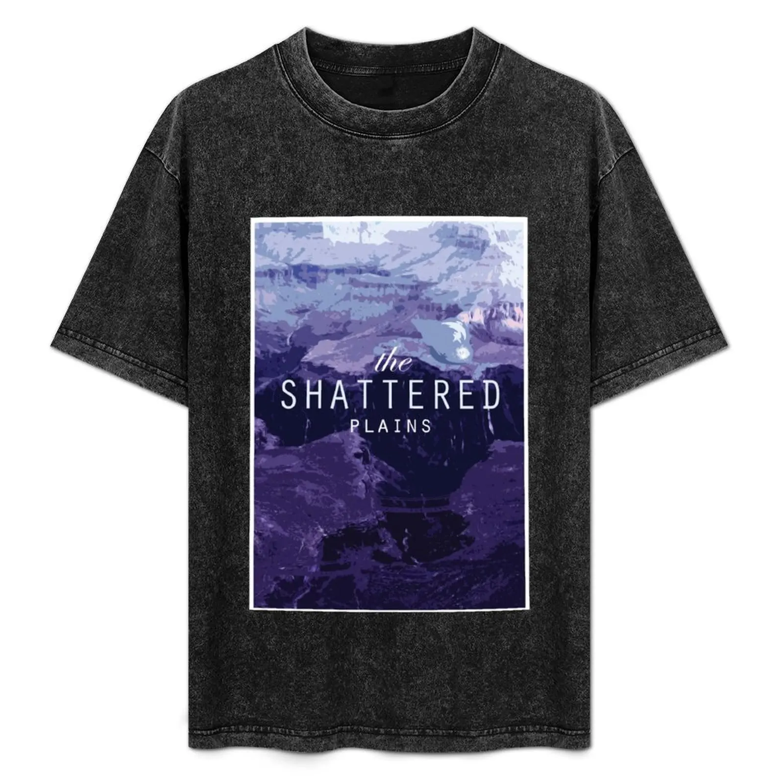 visit the shattered plains T-Shirt oversized t shirt kawaii clothes basketball graphic tees compression shirt men