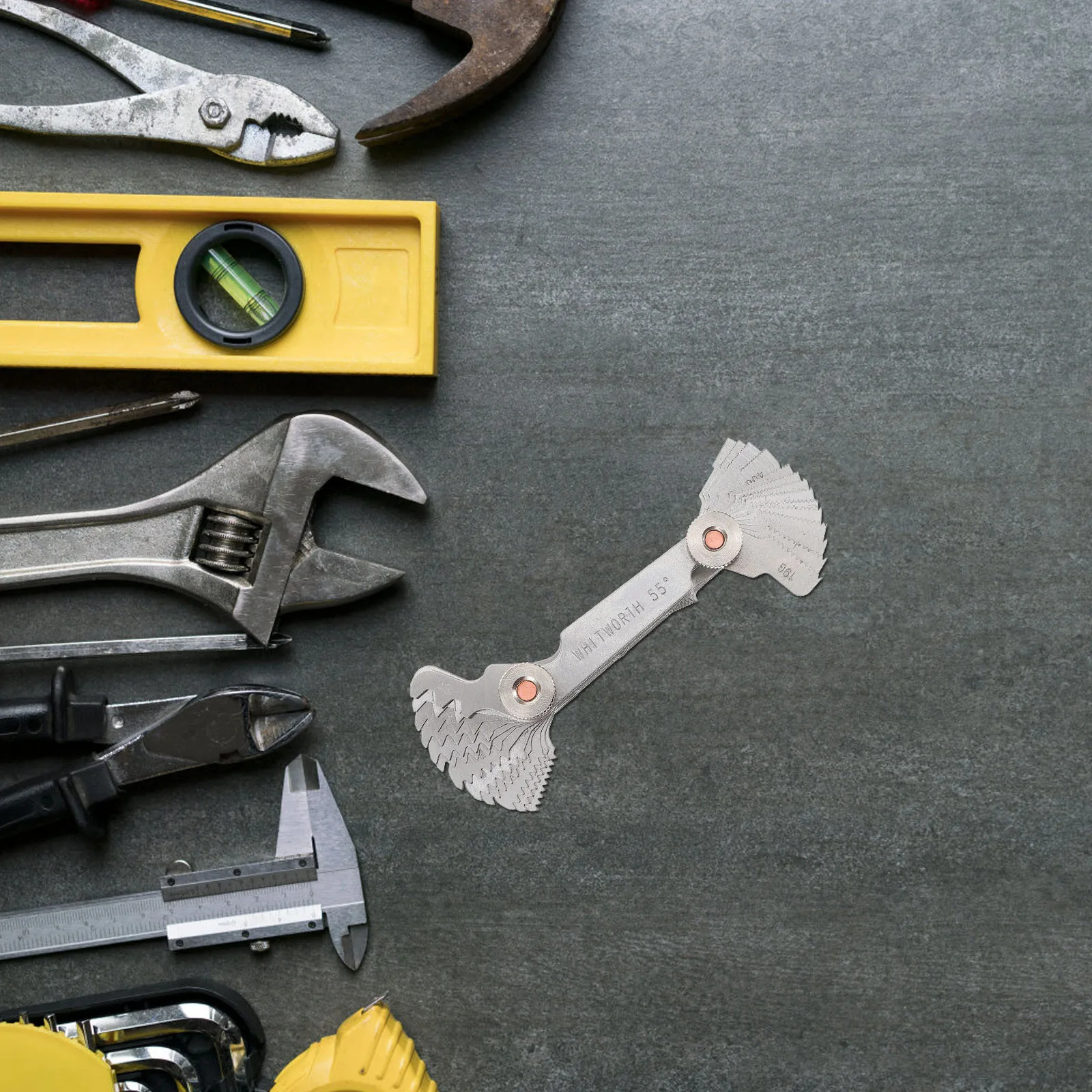 

Precision Thread Plug Gauge Strong Hardness Screw Pitch Measuring Tool Small Size Lightweight for Easy Carrying Industrial Use