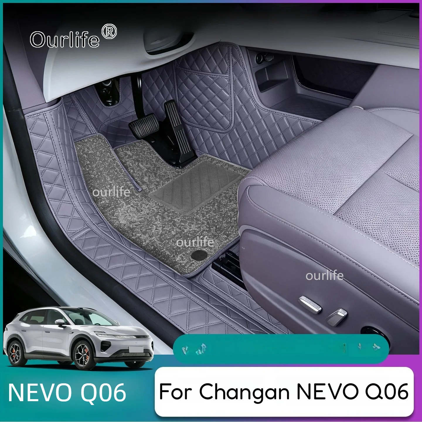 For Changan NEVO Q06 2026 2027 Car Floor Mats Dirt-resistant Foot Carpet Cover Auto Interior Styling Decorative Accessories