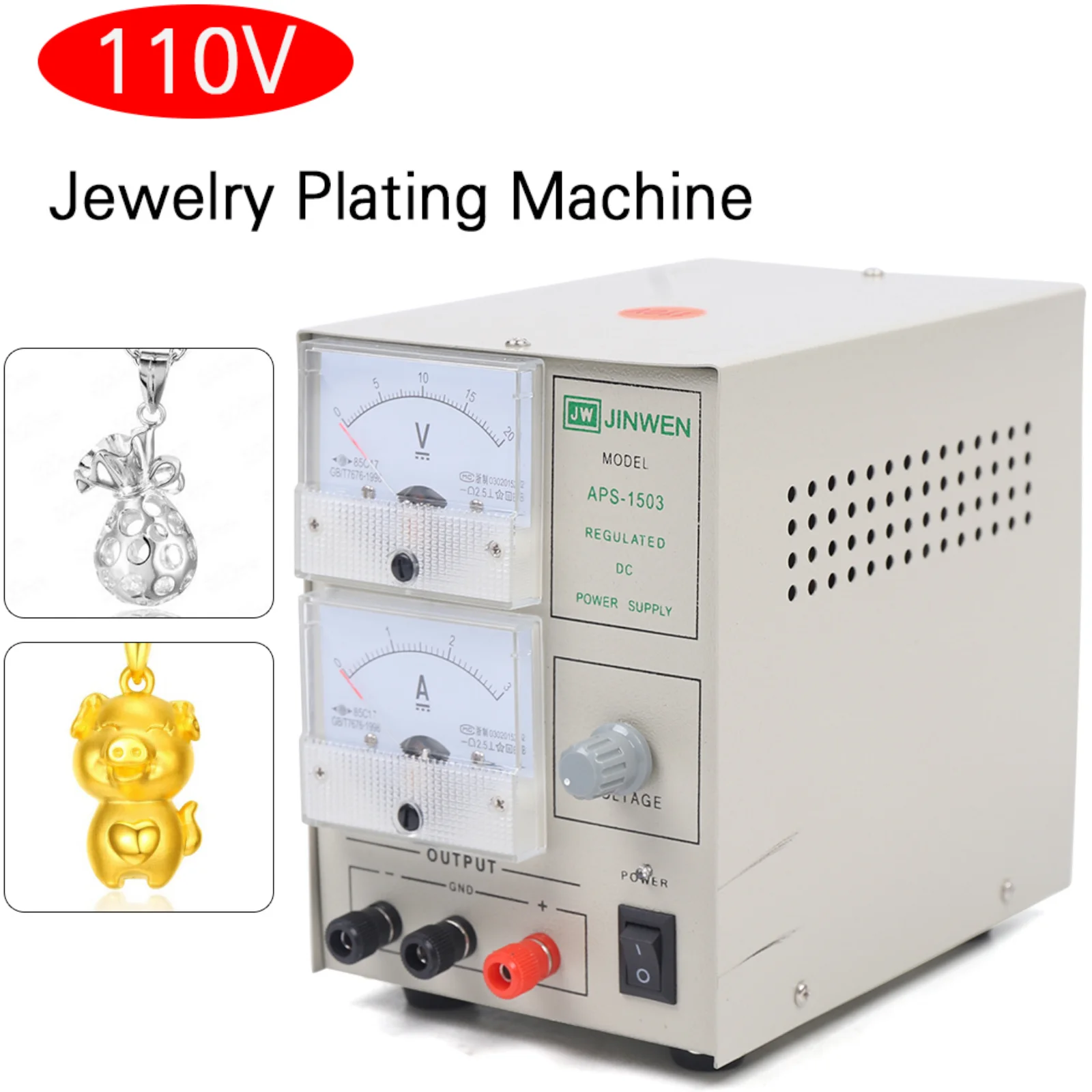 YIYIBYUS Jewelry Electroplating Machine Gold Silver Electric Plating Machine Plater Electroplating Kit