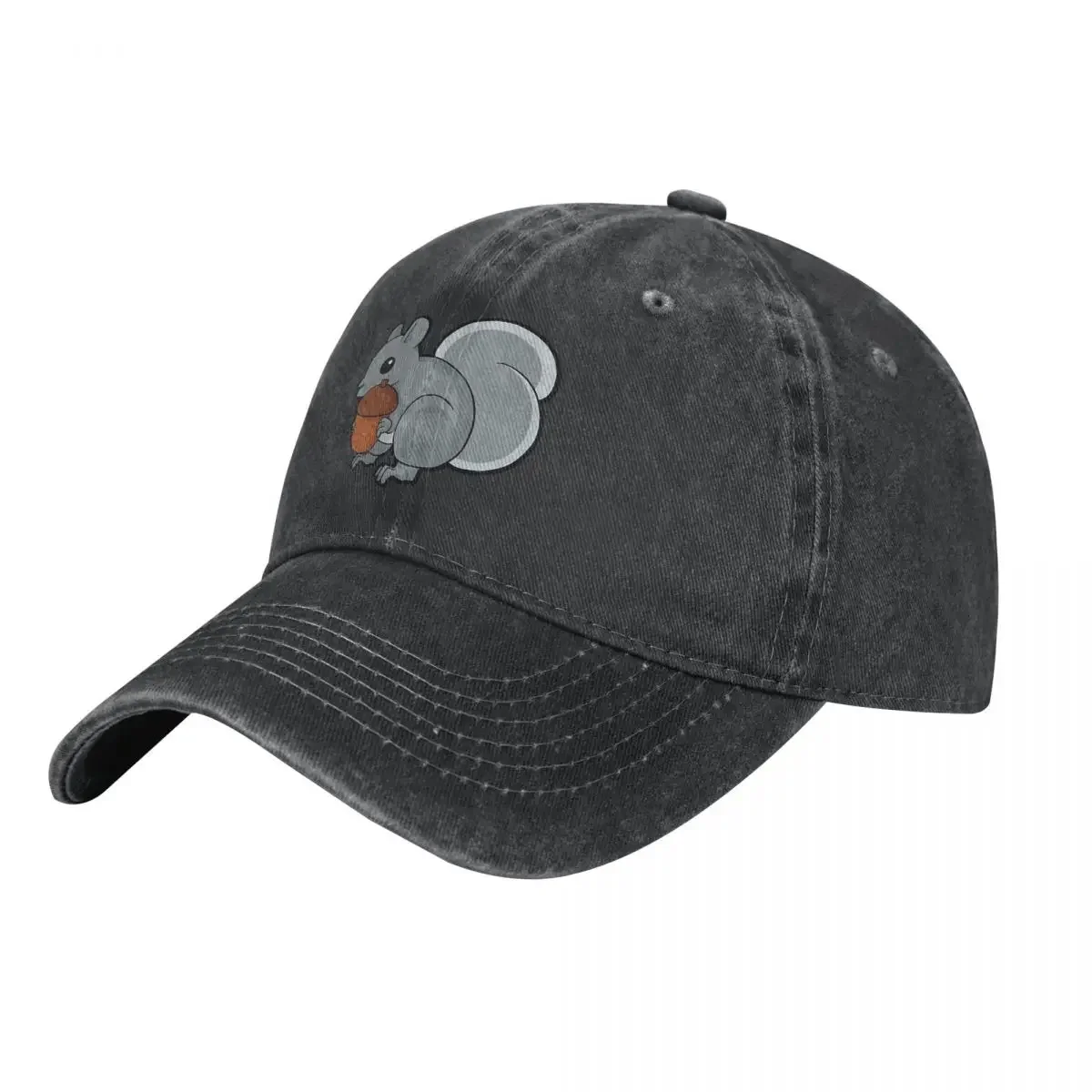 Lovely Grey Squirrel Baseball Cap Men Hats Women Visor Protection Snapback Outdoor All Seasons Travel Adjustable Mouse Caps