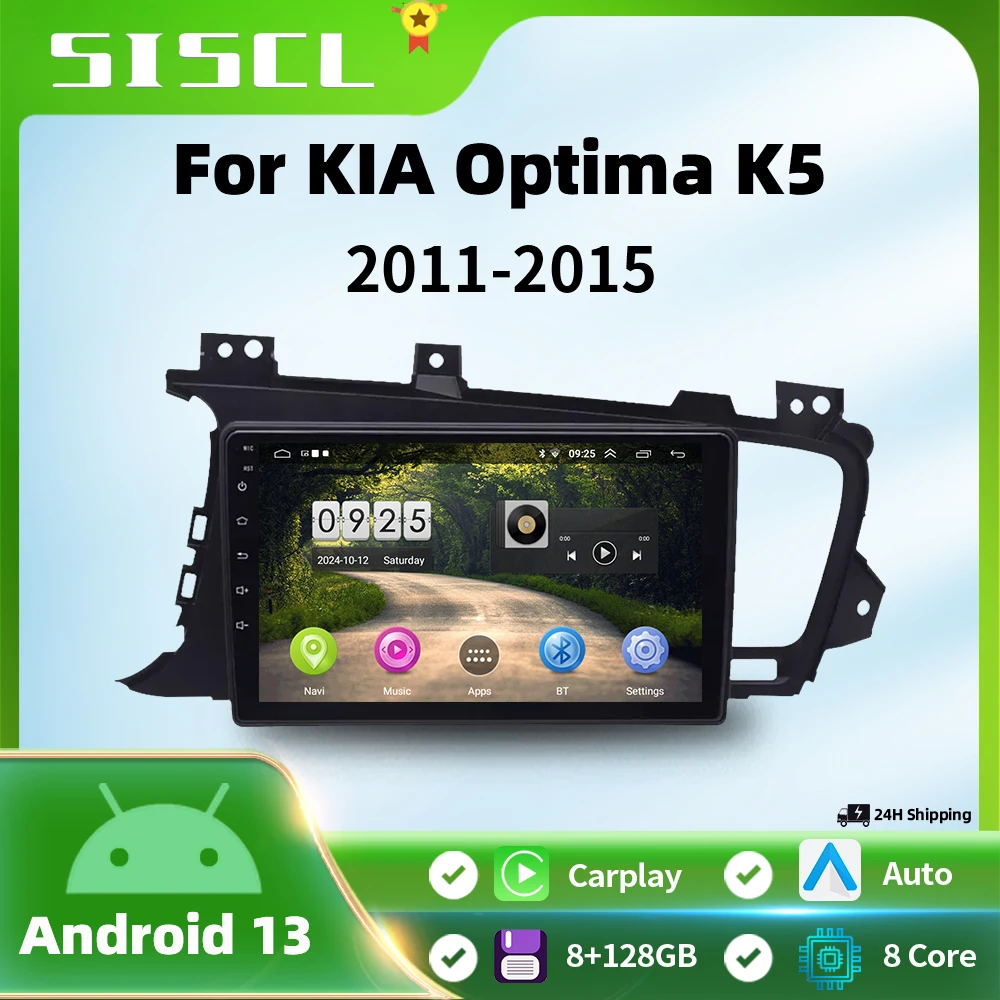 

Android Autoradio Multimedia Video player For Kia K5 OPtima 2011 2012 2013 2014 2015 Gps Navi Stereo 4G WIFI Carplay 2din Screen