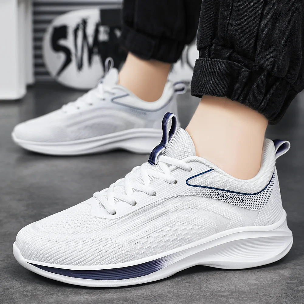 

New men's shoes casual style sports shoes comfortable breathable all match color light running shoes fashion basketball shoes