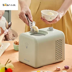 Electric Ice Cream Machine Mini Fruit Maker for Home Slush Sundae Milk Shake Making DIY Kitchen