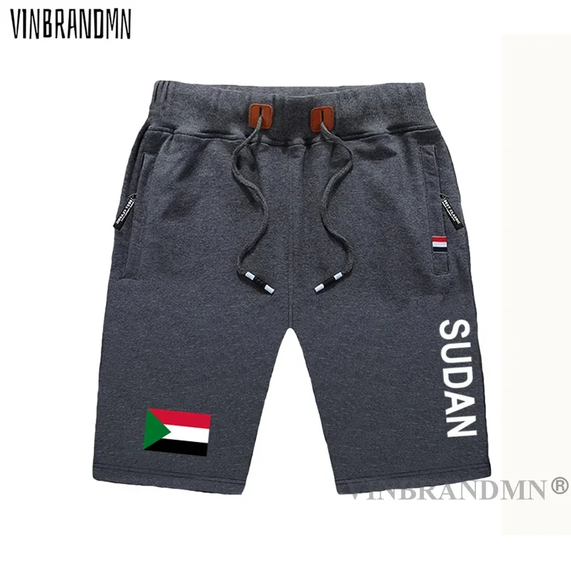 North Sudan Sudanese mens shorts beach man men's board shorts flag workout zipper pocket sweat bodybuilding 2021 new SDN Islam