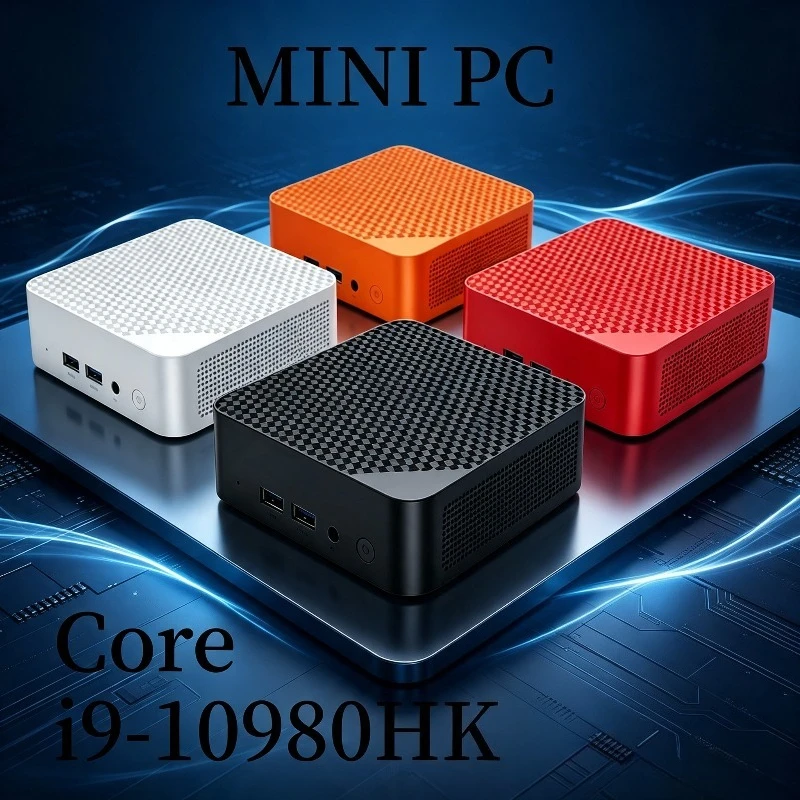 2026 New Portable Mini PC Gamer Computer Intel Core i9-10980HK 16GB RAM 1/2TB SSD FHD Bluetooth WiFi6  Gaming Office 4K HDMI