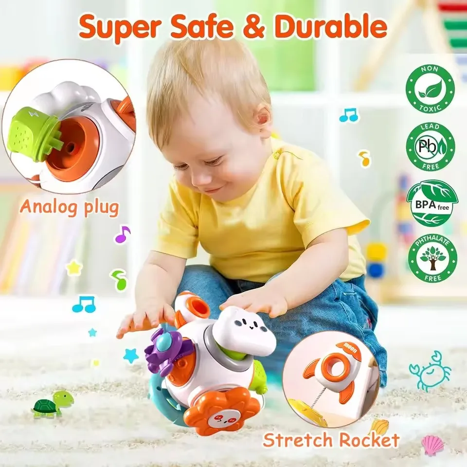 

Kids Montessori Toy Portable Cube Hand-on Ability Training Lock Box Toys Motor Skill Development Cube Puzzle Educational Toys