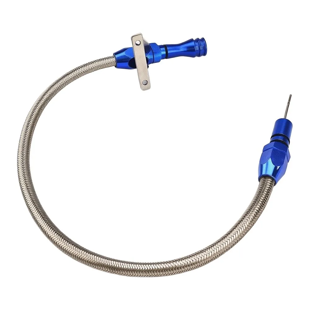 Car Transmission Dipstick Stainless Steel For Braided Hose TH350 530mm For Chevrolet Car Accessories view 4