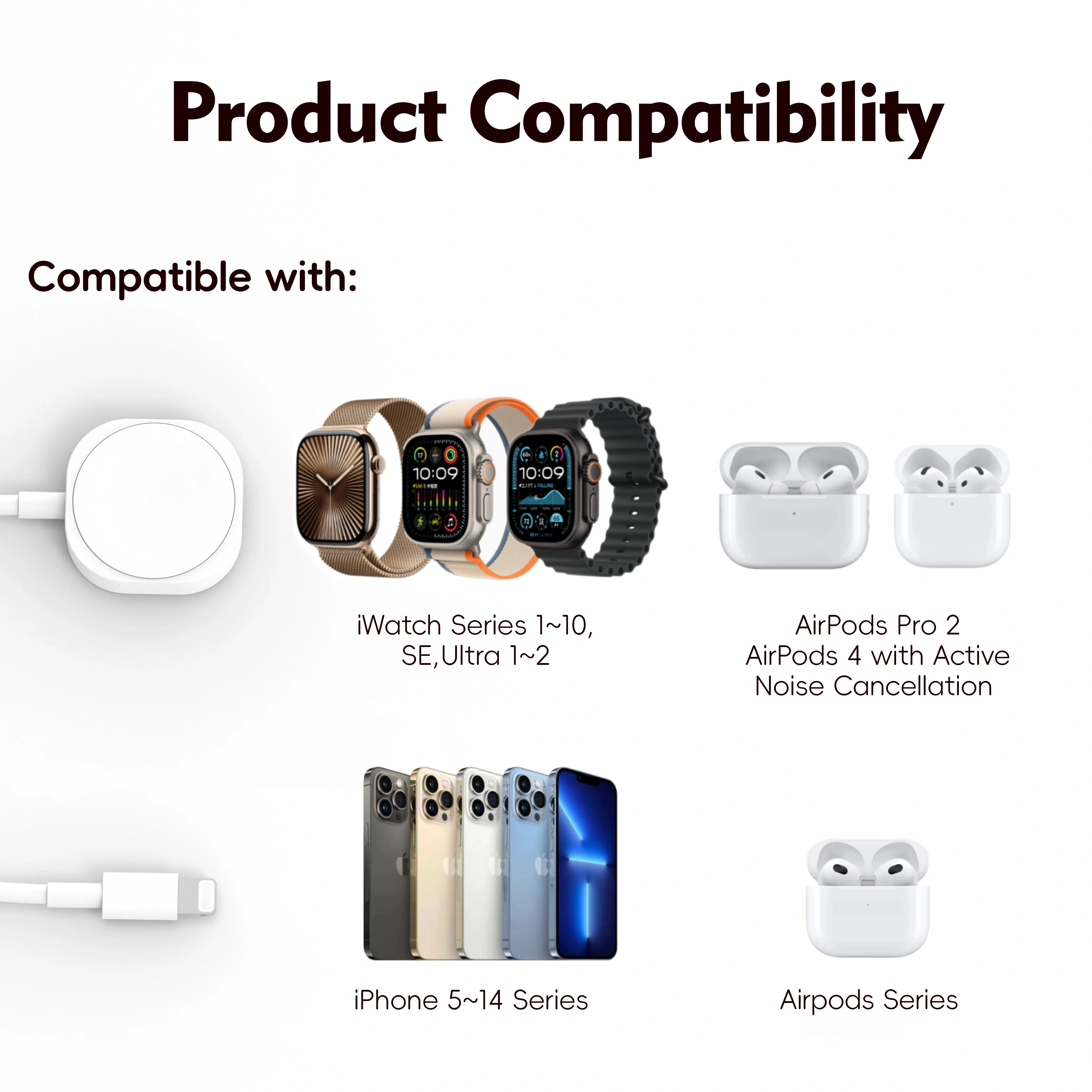 2 in 1 USB C 마그네틱 충전 케이블 (애플워치 - Tethering Cable Usb 리뷰 및 가격