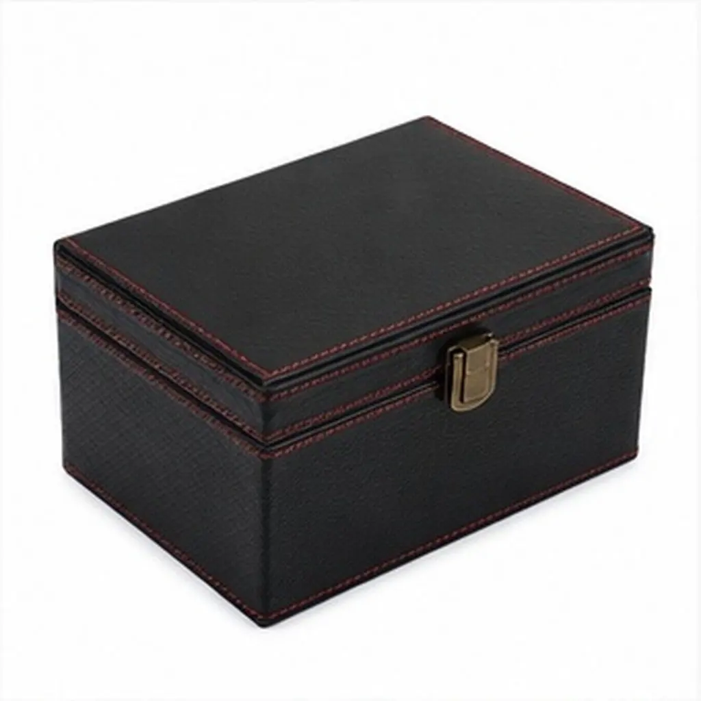 Faraday Key Fob Protector Box Carbon Fiber Large Car Phone and Key Storage Organizer Box Faraday Cage for Keys Phones