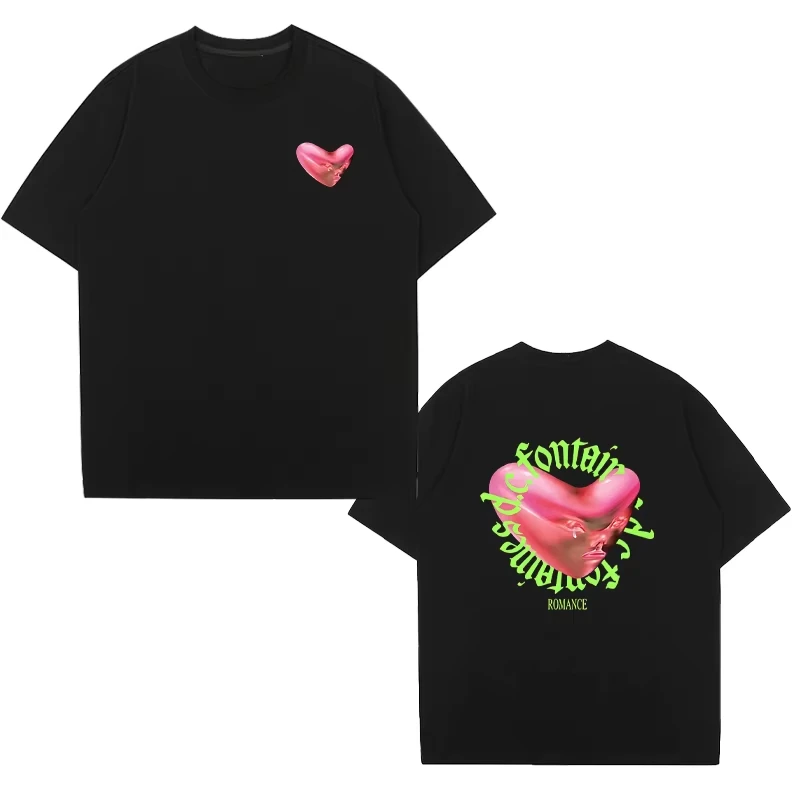 2026 Romance Printed T Shirt Men Women Harajuku Fashion Short Sleeve T-shirts Hip Hop Casual Tops Unisex Moisture Wicking