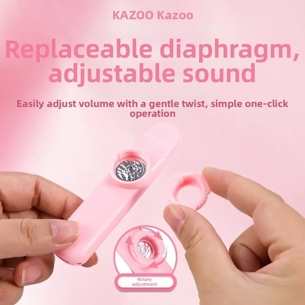 أداة كازو إبداعية محمولة سهلة التعلم أداة الرياح مقاومة للاهتراء مع مرافقة الحبل كازو للمبتدئين