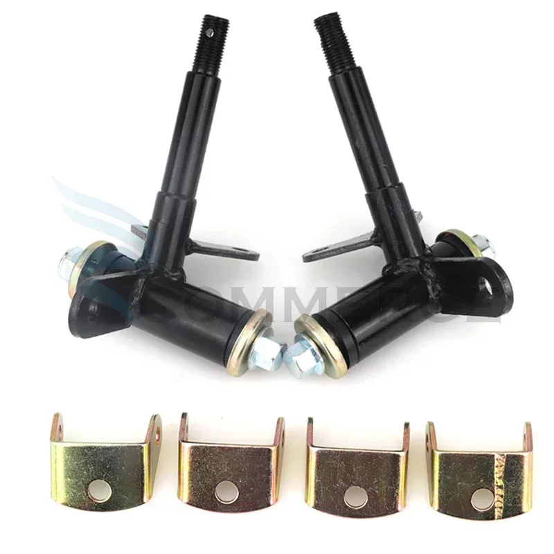 1 คู่ 17 มม.พวงมาลัย Strut Knuckle แกนสําหรับ 49cc 50cc 70cc 90cc 110cc ATV Go Kart Buggy UTV quad Bike เบรคอุปกรณ์เสริม